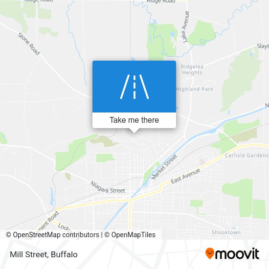 Mapa de Mill Street