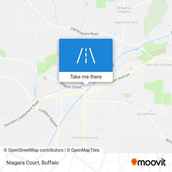 Mapa de Niagara Court