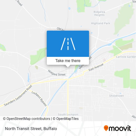 North Transit Street map
