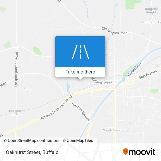 Mapa de Oakhurst Street