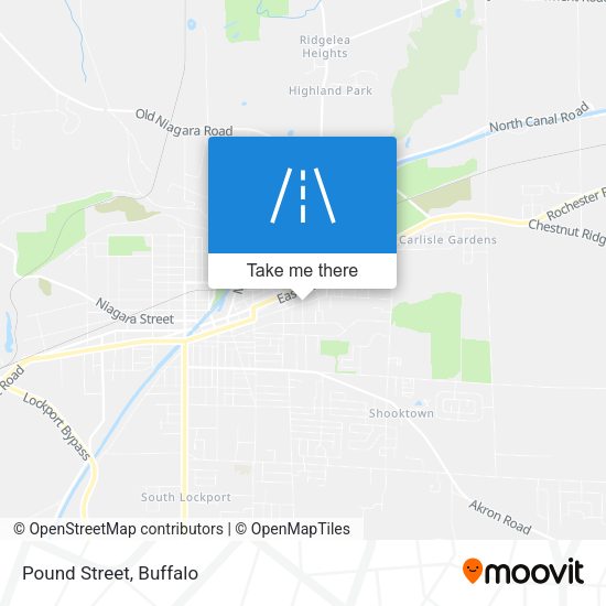 Mapa de Pound Street
