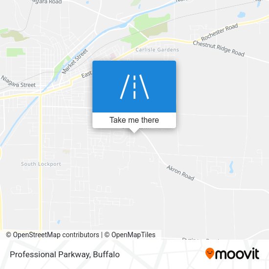Mapa de Professional Parkway
