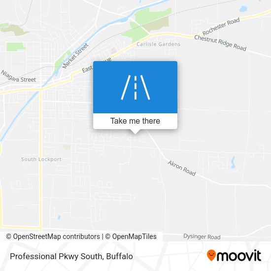 Mapa de Professional Pkwy South