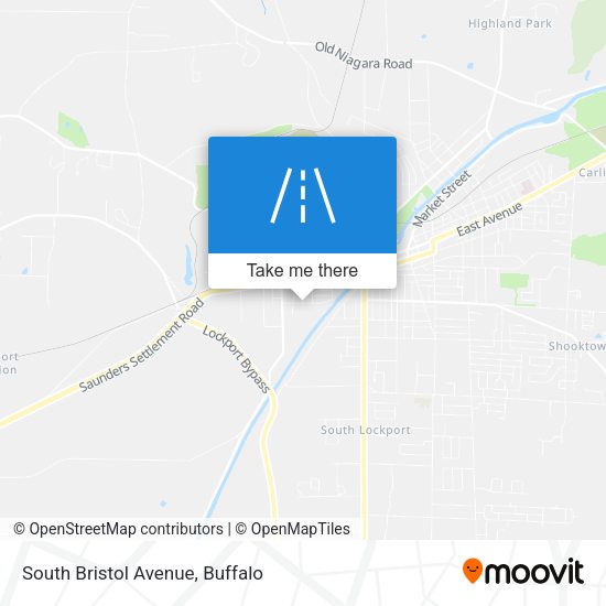 South Bristol Avenue map