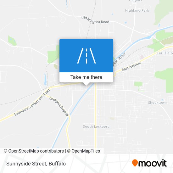Mapa de Sunnyside Street