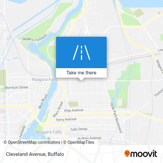 Mapa de Cleveland Avenue