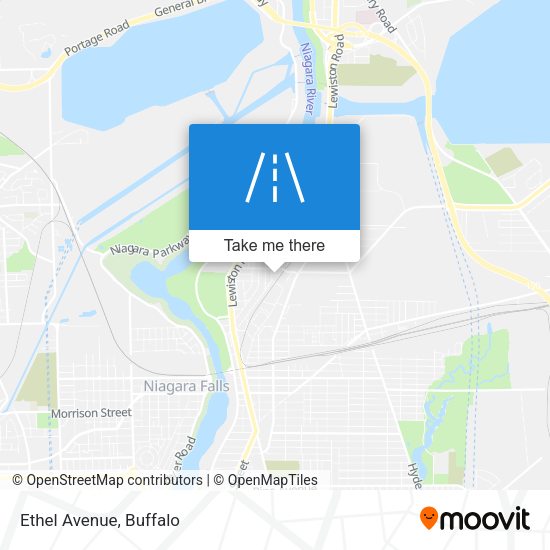 Mapa de Ethel Avenue