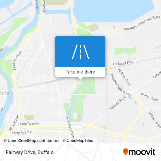 Mapa de Fairway Drive