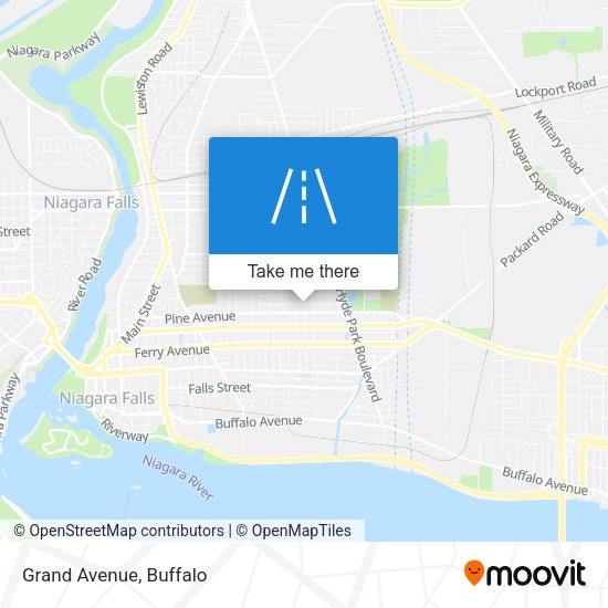 Mapa de Grand Avenue