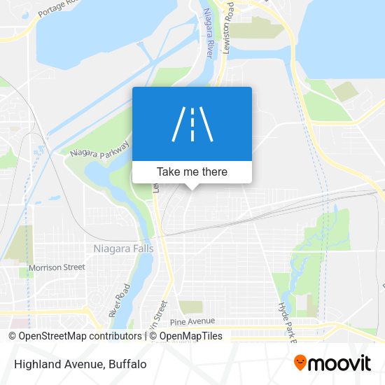 Mapa de Highland Avenue