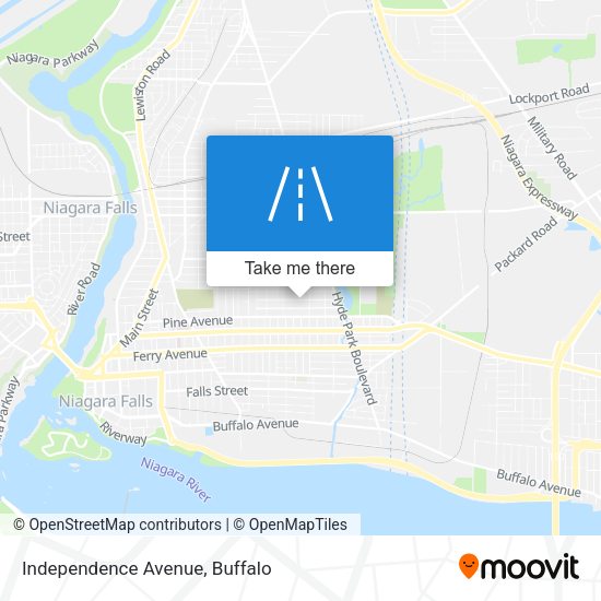 Mapa de Independence Avenue