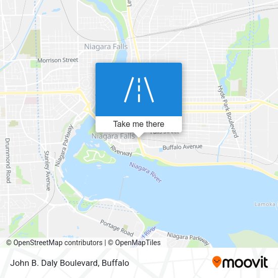 John B. Daly Boulevard map