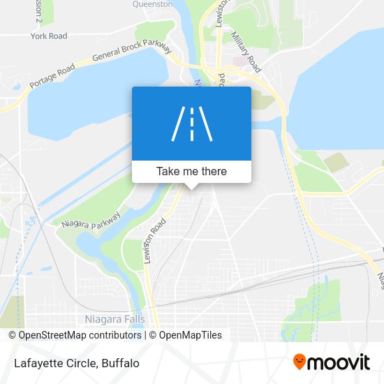 Mapa de Lafayette Circle