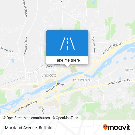 Maryland Avenue map