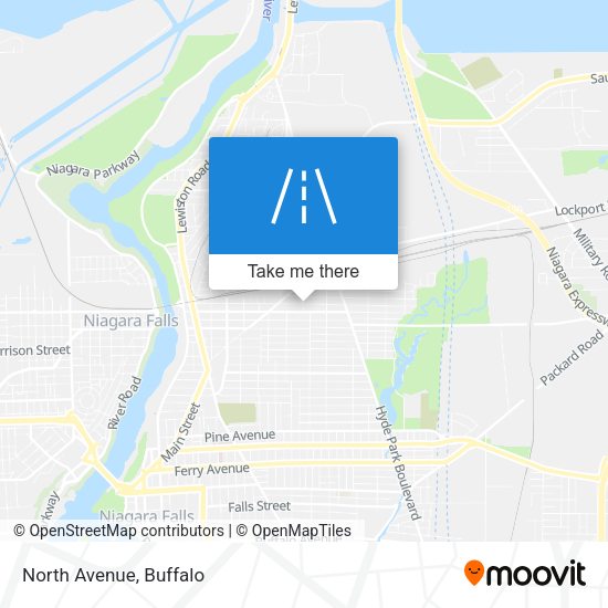 Mapa de North Avenue