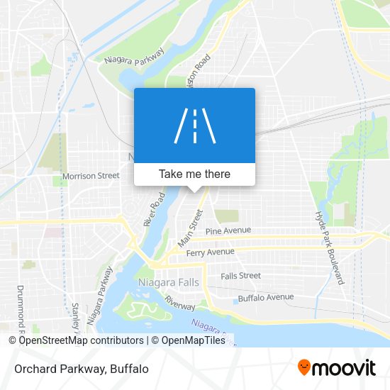 Mapa de Orchard Parkway