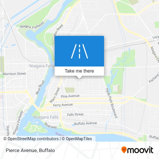Mapa de Pierce Avenue