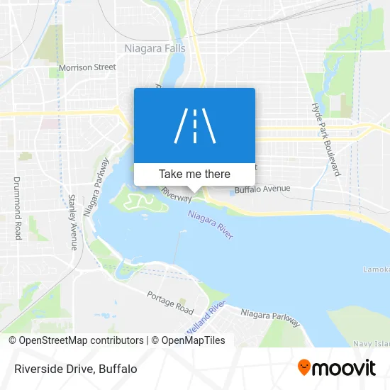 Riverside Drive map