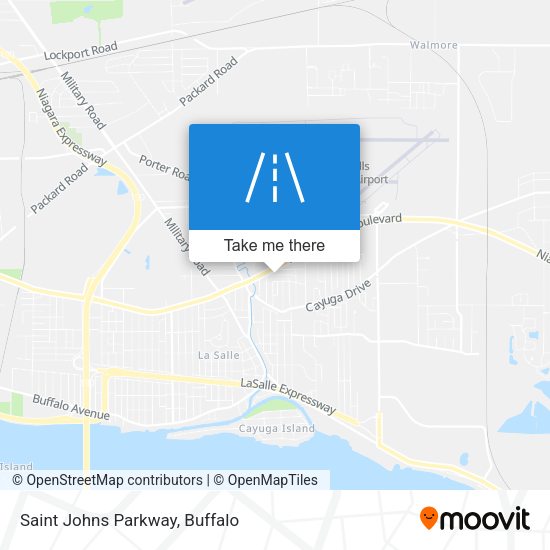 Mapa de Saint Johns Parkway