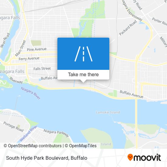 South Hyde Park Boulevard map