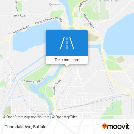 Mapa de Thorndale Ave