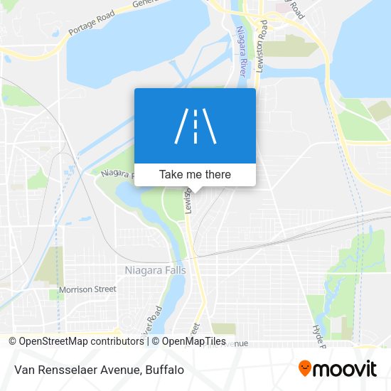 Mapa de Van Rensselaer Avenue