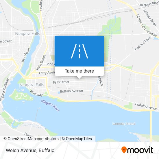 Mapa de Welch Avenue