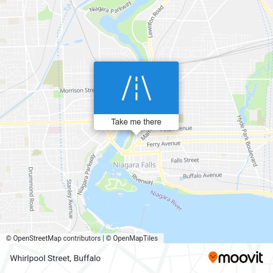 Whirlpool Street map