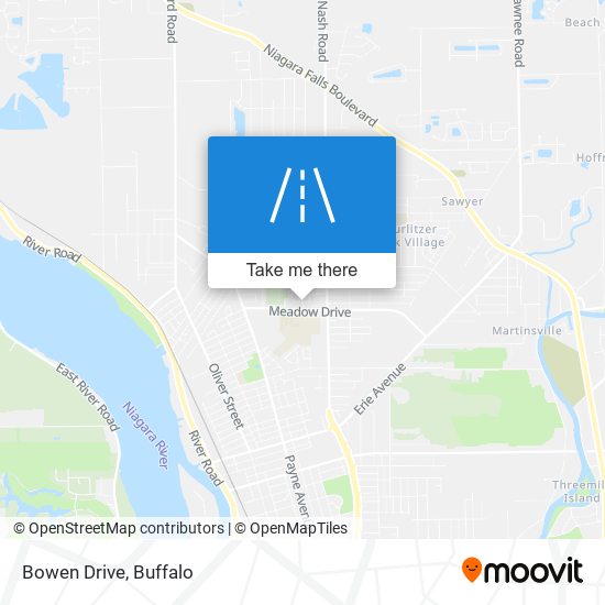 Bowen Drive map