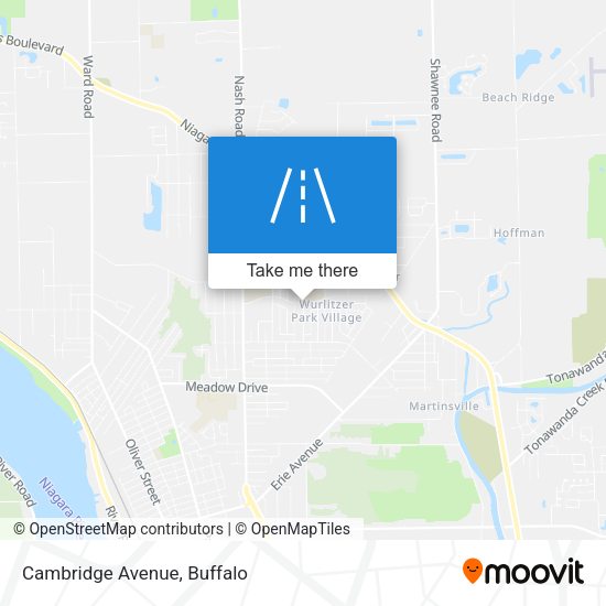 Mapa de Cambridge Avenue