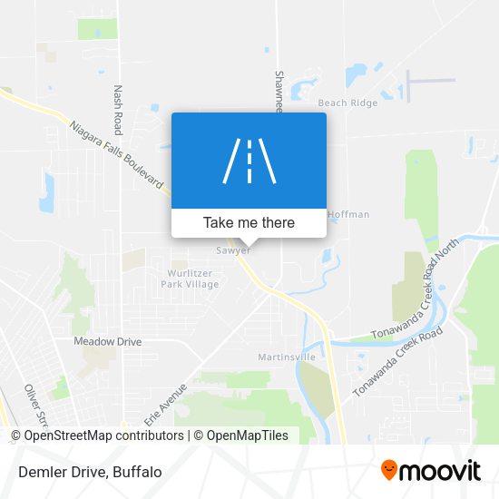 Mapa de Demler Drive