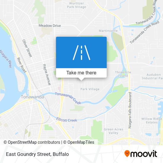 East Goundry Street map