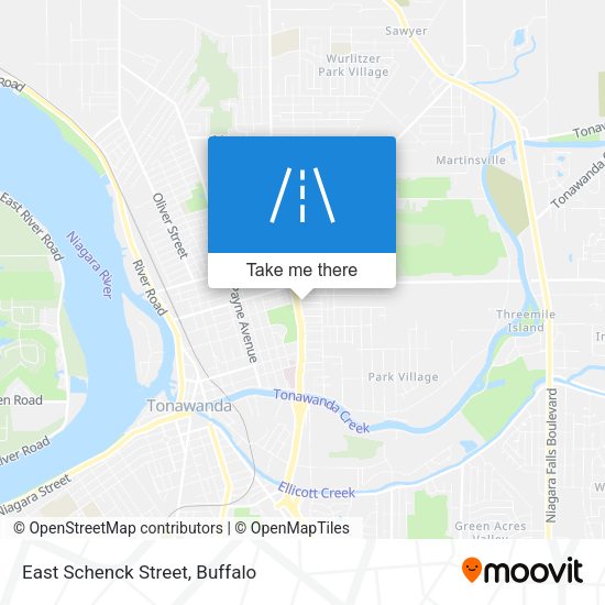 East Schenck Street map