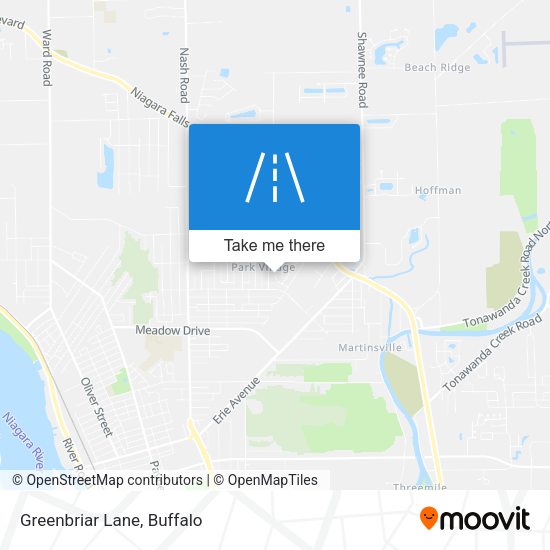 Mapa de Greenbriar Lane