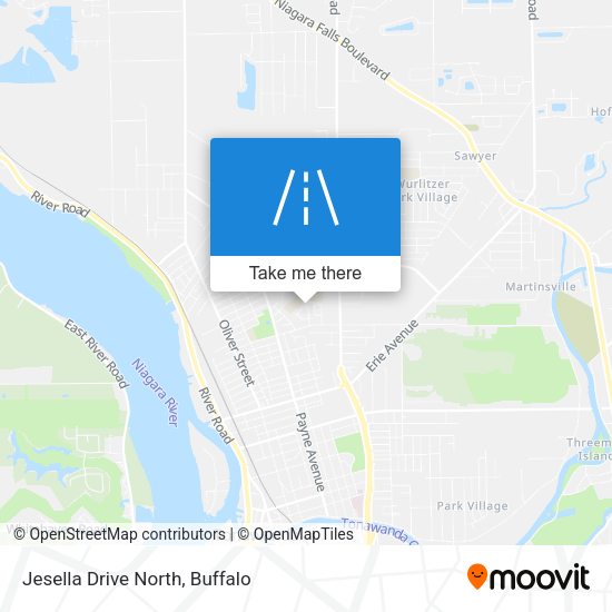 Jesella Drive North map
