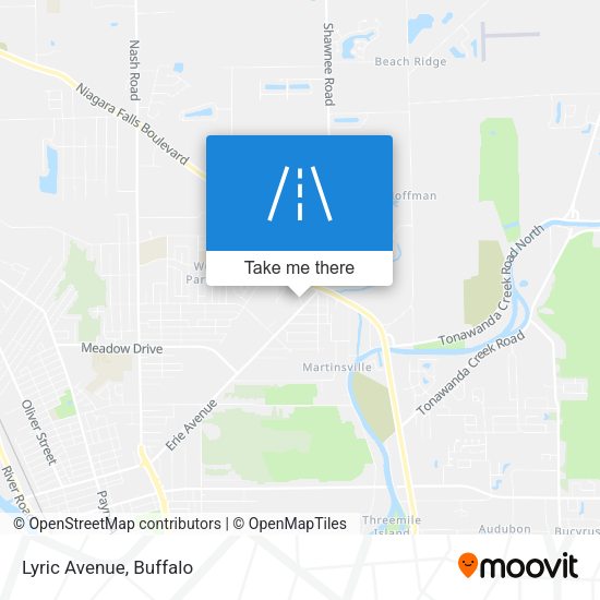 Mapa de Lyric Avenue