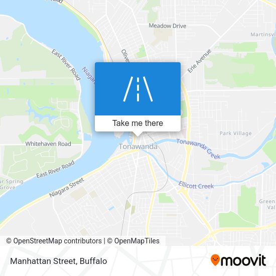 Mapa de Manhattan Street