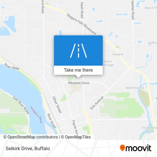 Mapa de Selkirk Drive