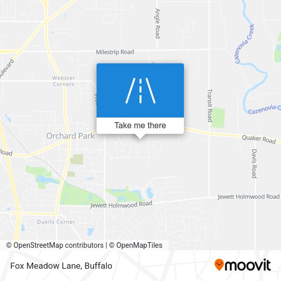 Fox Meadow Lane map