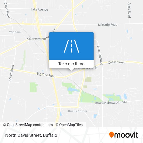 North Davis Street map