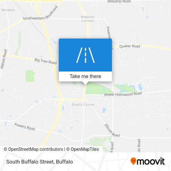 Mapa de South Buffalo Street