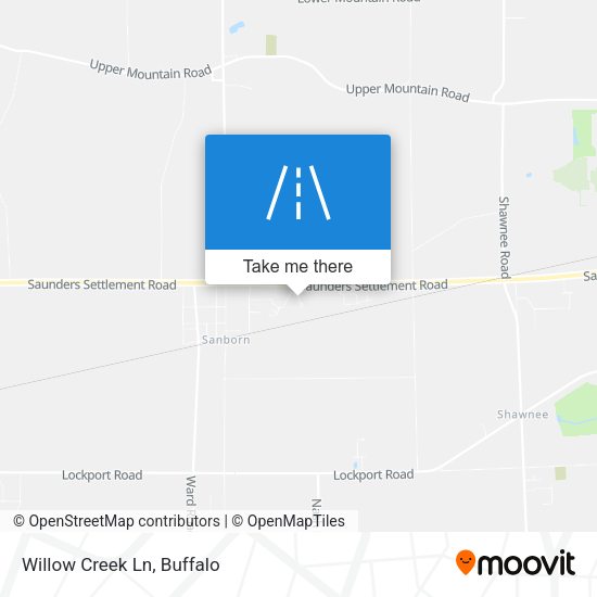 Willow Creek Ln map