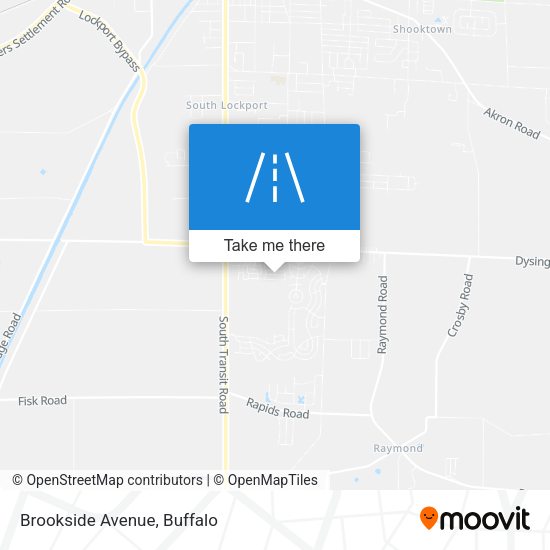 Brookside Avenue map