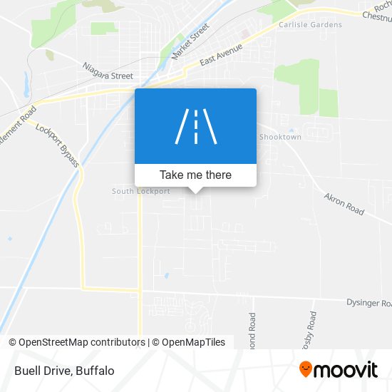 Buell Drive map