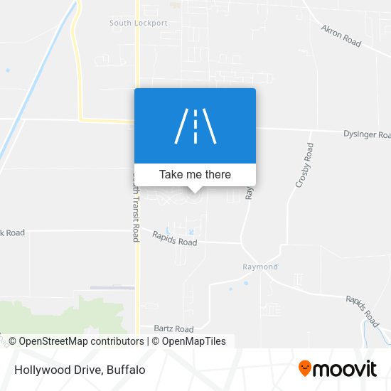 Mapa de Hollywood Drive
