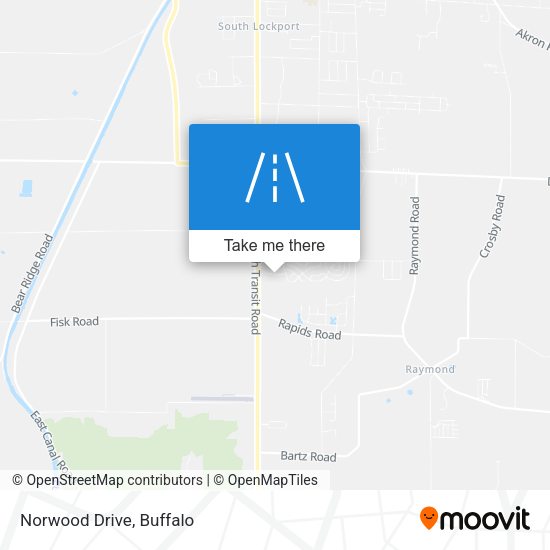 Mapa de Norwood Drive
