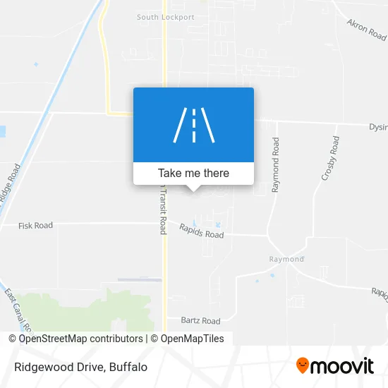 Ridgewood Drive map