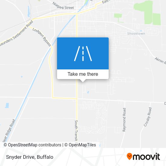 Mapa de Snyder Drive