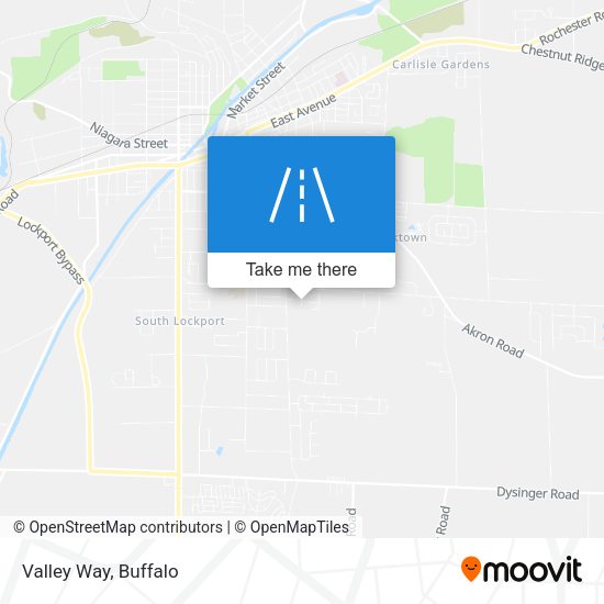 Mapa de Valley Way