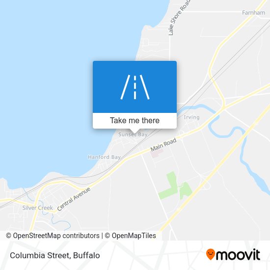 Mapa de Columbia Street